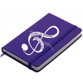 Notebook  A5 mov, Laudati pe Domnul!